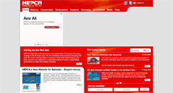 Desktop Screenshot of hepca.org